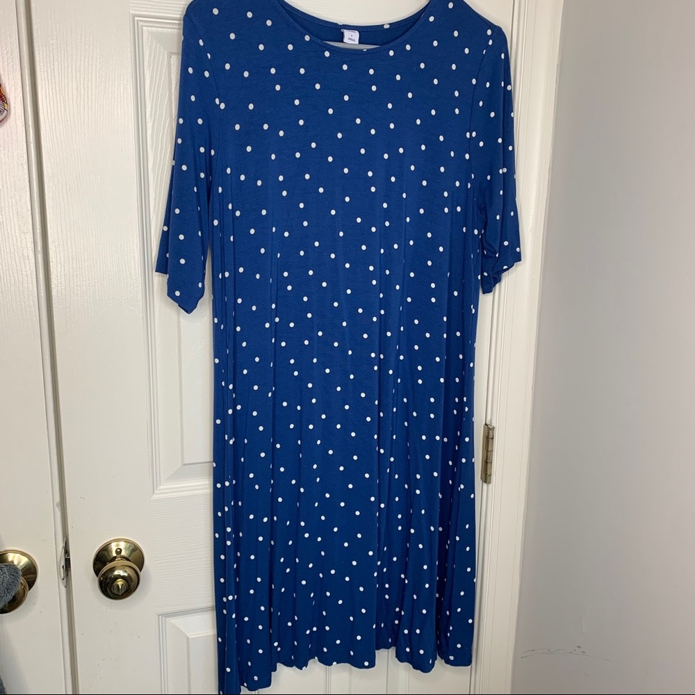 ⚡️Old Navy Polka Dot Sleeve Dress Size L Like new
